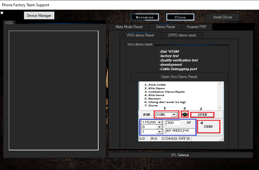 Phone factory team tool