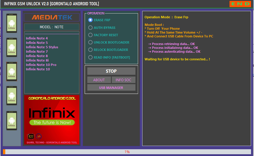 Infinix gsm unlock tool Infinix gsm unlock tool