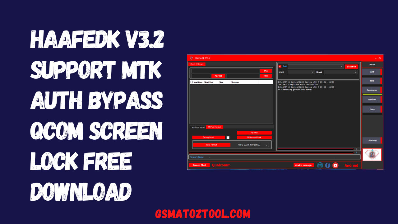 Haafedk v3. 2 mtk auth bypass | qcom screen lock tool free download Haafedk v3. 2 mtk auth bypass | qcom screen lock tool free download