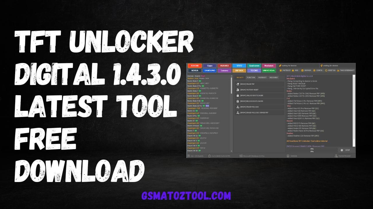 Download the tft unlocker digital 1. 4. 3. 0 latest tool Download the tft unlocker digital 1. 4. 3. 0 latest tool