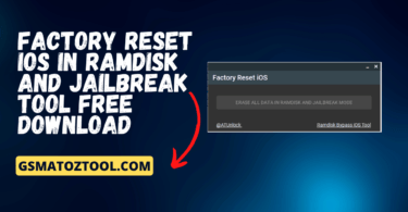 Factory Reset iOS in Ramdisk and Jailbreak Tool Download