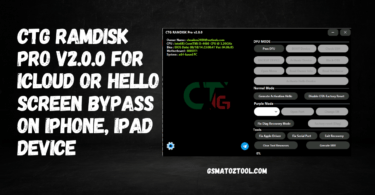 CTG Ramdisk Pro V2.0.0 For iCloud Bypass for iPhone iPad Tool