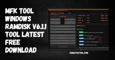 MFK Tool V6.1.1 Windows RamDisk Tool Latest Free Download