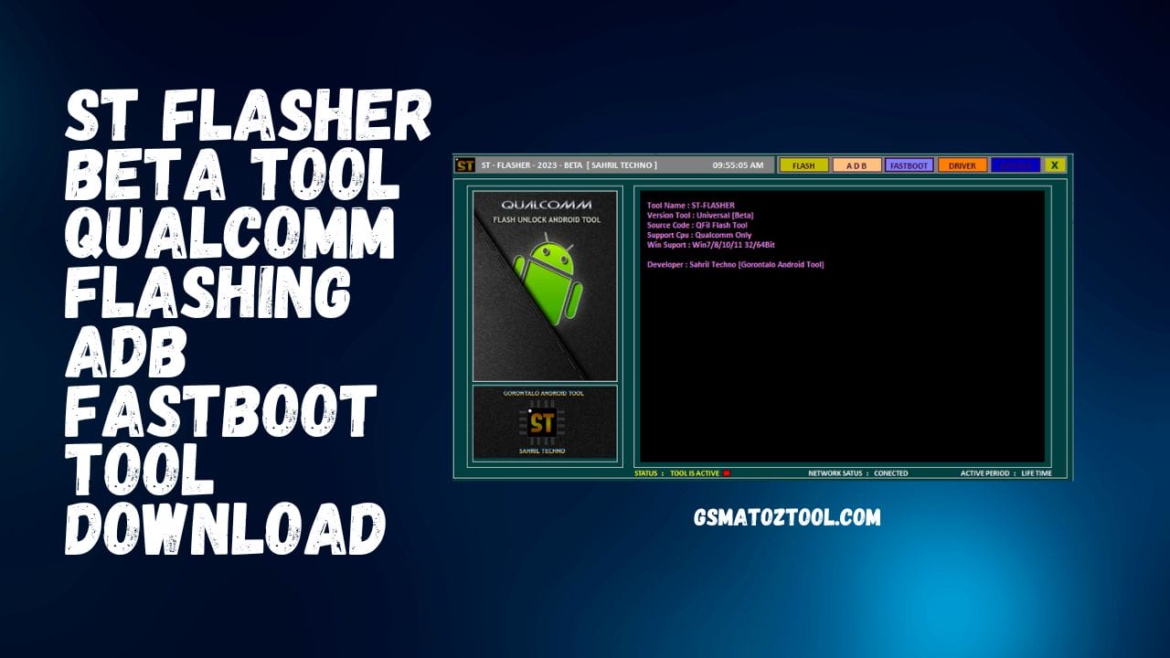 St flasher tool 2023 beta qualcomm flashing tool free download