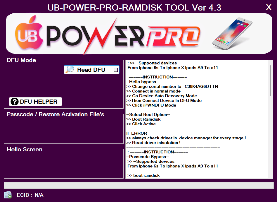 UB Power Pro Ramdisk Tool Ver 4.3 