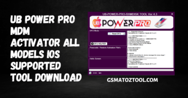 Ub power pro mdm activator all models ios supported tool download