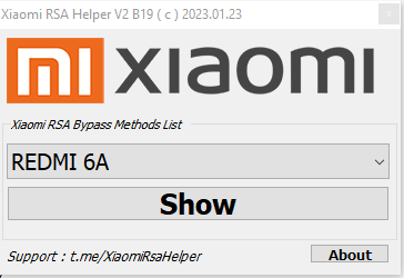 Xiaomi rsa helper Xiaomi rsa helper