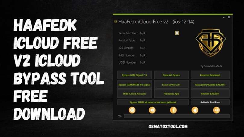 HaaFedk iCloud Free v2 Latest Tool Free Download