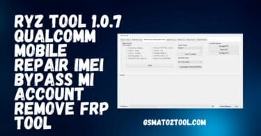 Ryz Tool V1.0.7 Xiaomi Special Tool (Flashing Unlocking FRP) Tool