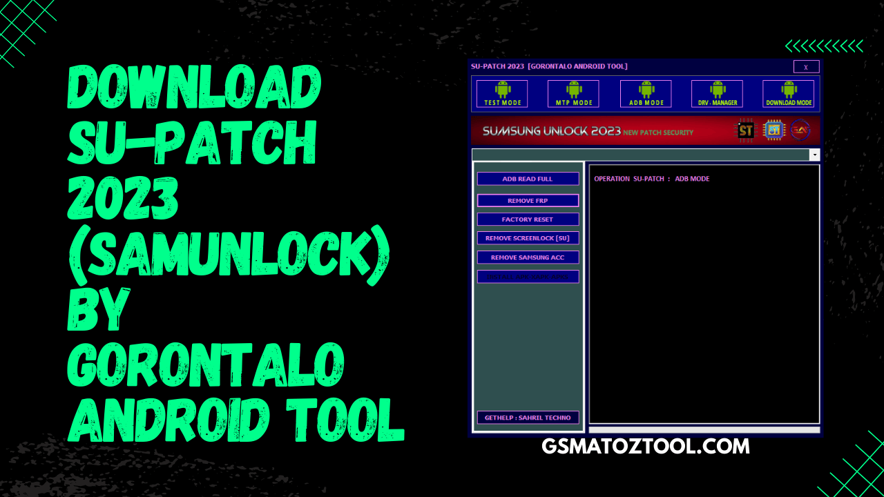 Su-patch 2023 by gorontalo android latest tool free download Su-patch 2023 by gorontalo android latest tool free download