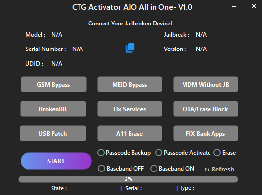 CTG Activator AIO All In One Tool