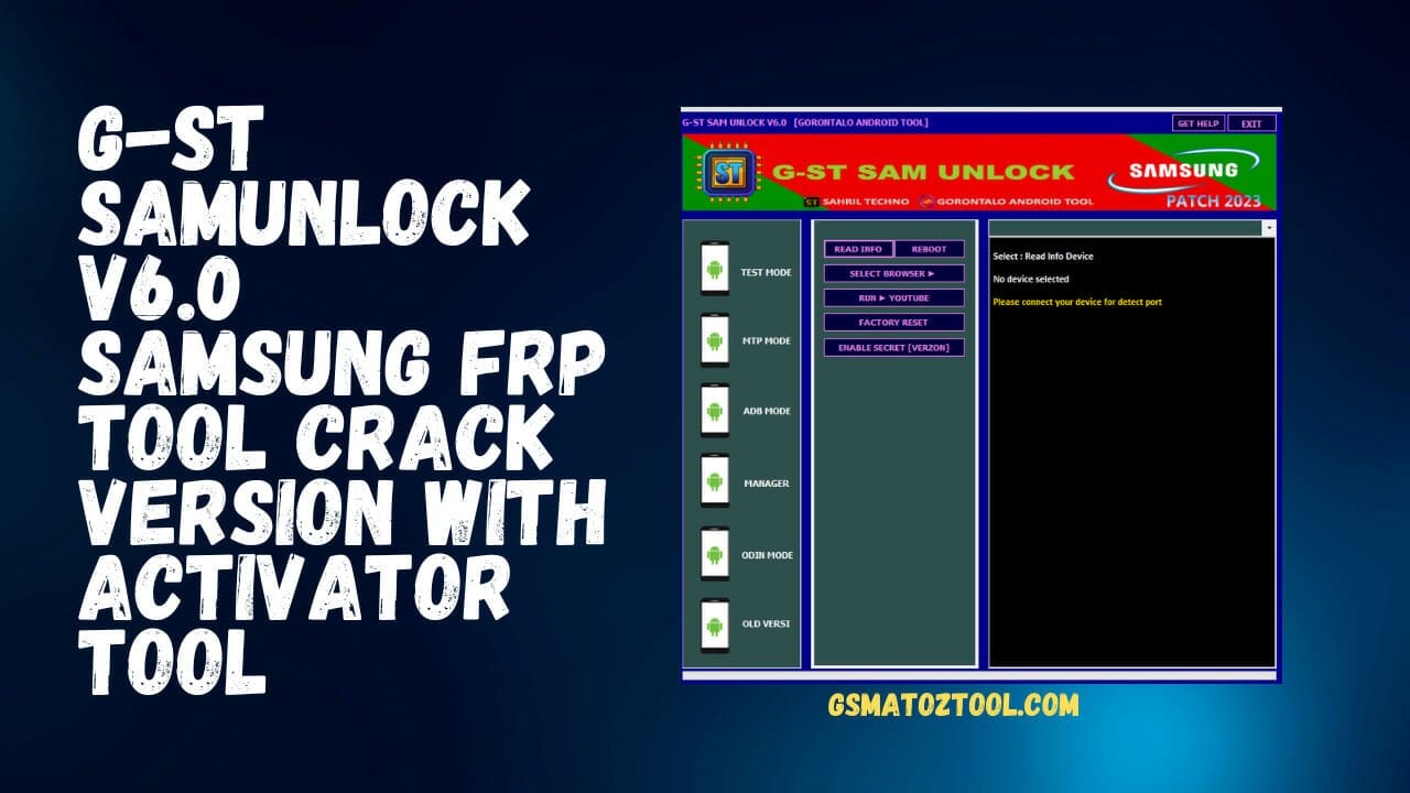 G-st sam unlock tool v6. 0 by gorontalo android tool download G-st sam unlock tool v6. 0 by gorontalo android tool download