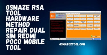 Gsmaze rsa tool v1. 2 hardware method repair dual sim