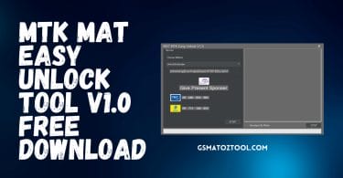 MTK MAT Easy Unlock Tool v1.0 Free Tool Download