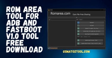 Download ROM Area Tool for ADB and Fastboot v1.0 Tool