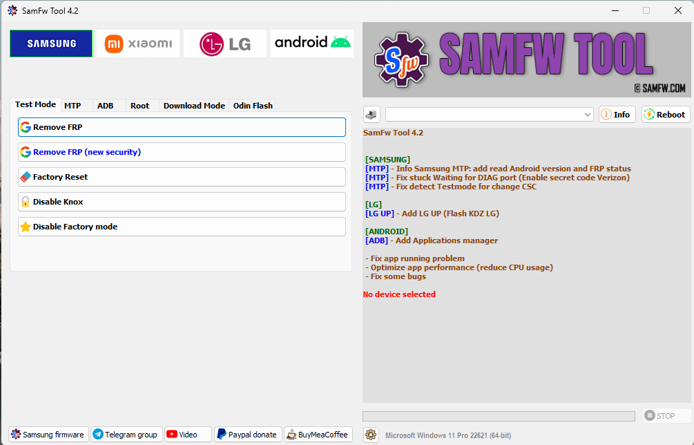 Samfw frp tool latest version download Samfw frp tool latest version download