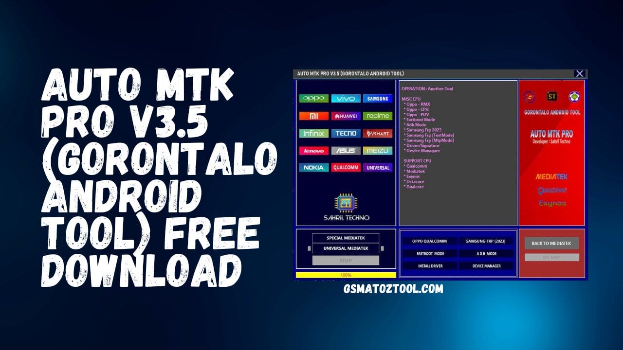 Auto MTK PRO v3.5 (Gorontalo Android Tool)