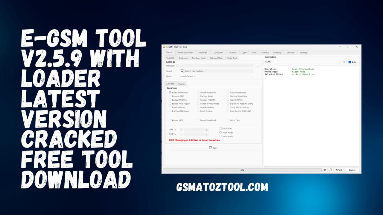 EGSM Tool 2.5.9 Crack With Loader Free Tool Download