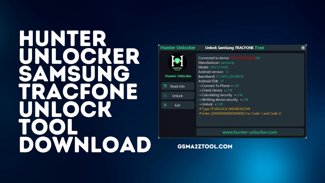 Hunter unlocker samsung tracfone unlock tool download