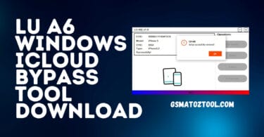 Lu a6 windows icloud bypass tool