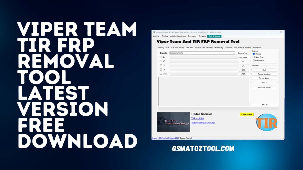 Viper Team TIR FRP Removal Tool Latest Version Free Download