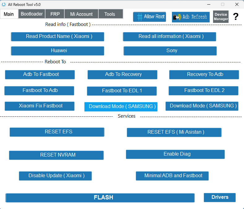 All Reboot Tool v5.0 All Reboot Tool v5.0