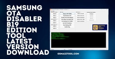 Samsung OTA Disabler [B19 Edition] Tool Download