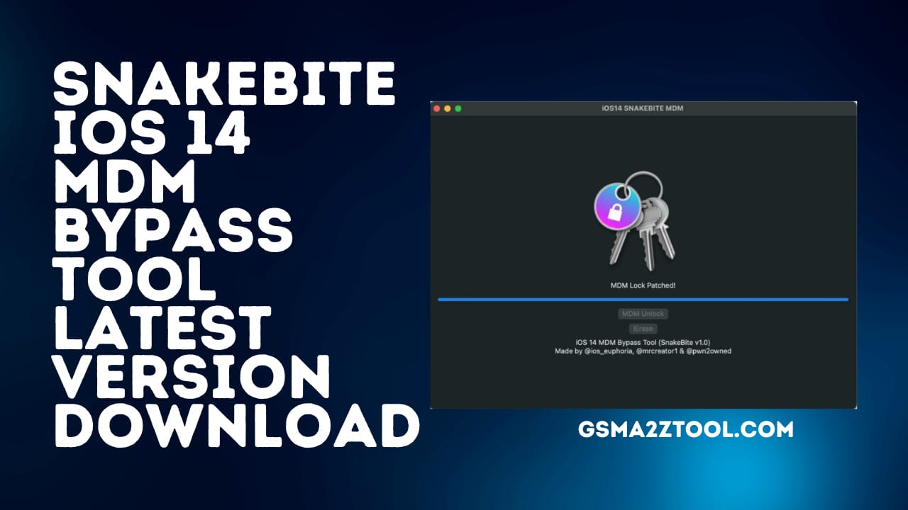 Download SnakeBite iOS 14 MDM Bypass Tool 