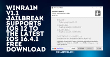 Winra1n v1. 1 released with support for the latest ios 16. 4. 1 lastest tool
