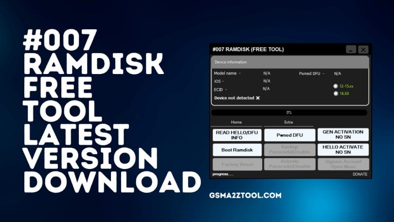 #007 Ramdisk Tool 2023 Full for Windows Tool Free Download