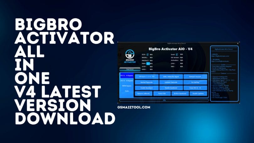 BigBro Activator All in One v4 Latest 2023 Tool Download