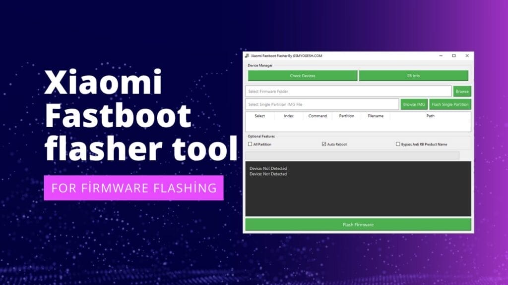 Xiaomi Fastboot flasher Tool Solution