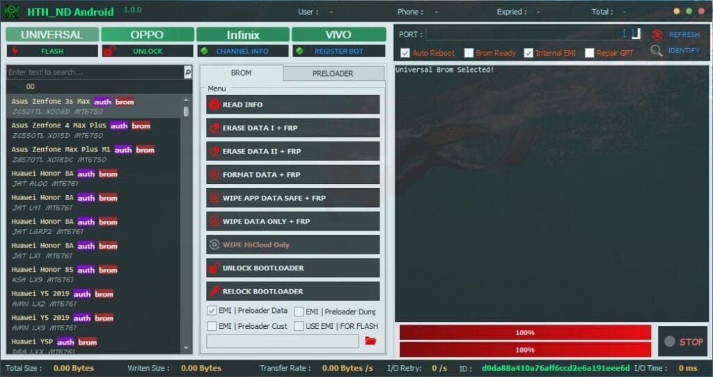 Hth nd android tool