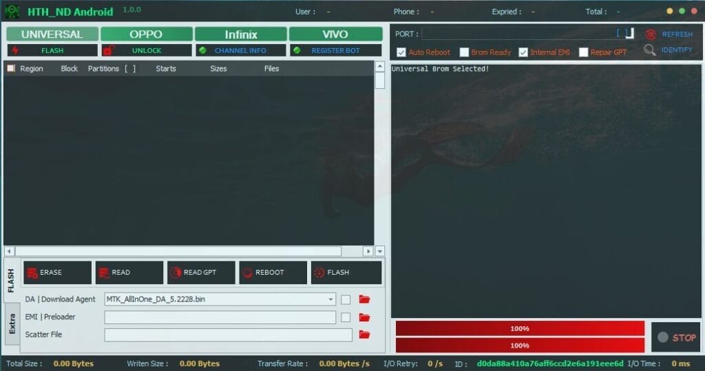 Hth nd android tool
