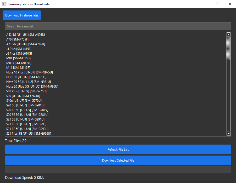 Samsung firehose downloader tool